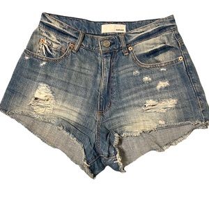 🌟5 for $25🌟 High Waisted Denim Cutoff Festival Shorts from Garage
